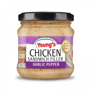 YOUNG`S SANDWICH FILLER GARLIC PEPPER 140GM